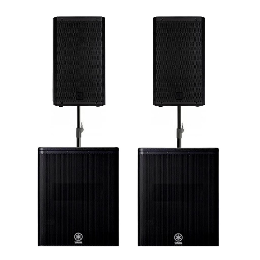 altavoces yamaha top subwoofer alquiler